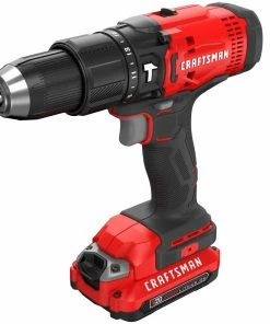 CRAFTSMAN Hammer Drills V20 1/2-in 20-volt Max Variable Speed Cordless Hammer Drill (2-Batteries Included) -Craftsman Store 14206839