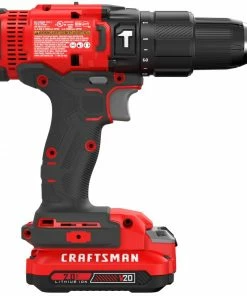 CRAFTSMAN Hammer Drills V20 1/2-in 20-volt Max Variable Speed Cordless Hammer Drill (2-Batteries Included) -Craftsman Store 14206841