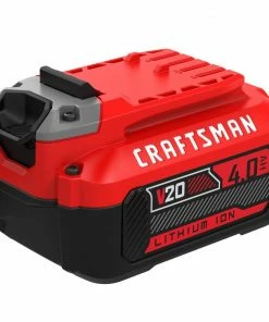 CRAFTSMAN Power Tool Batteries & Chargers V20 20-Volt Max 4 Amp-Hour Lithium Power Tool Battery 13 CRAFTSMAN Power Tool Batteries & Chargers V20 20-Volt Max 4 Amp-Hour Lithium Power Tool Battery -Craftsman Store 14207031