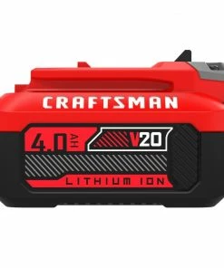 CRAFTSMAN Power Tool Batteries & Chargers V20 20-Volt Max 4 Amp-Hour Lithium Power Tool Battery 14 CRAFTSMAN Power Tool Batteries & Chargers V20 20-Volt Max 4 Amp-Hour Lithium Power Tool Battery -Craftsman Store 14207033