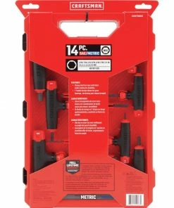 CRAFTSMAN Hex Keys & Torx Keys 14-key Standard (Sae) and Metric Combination Hex Key Set -Craftsman Store 14207250