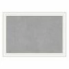 Amanti Art Memo Boards Craftsman White Frame Collection 40.88-in W x 28.88-in H Landscape or Portrait Bulletin Board