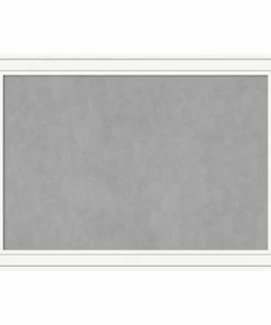 Amanti Art Memo Boards Craftsman White Frame Collection 40.88-in W x 28.88-in H Landscape or Portrait Bulletin Board