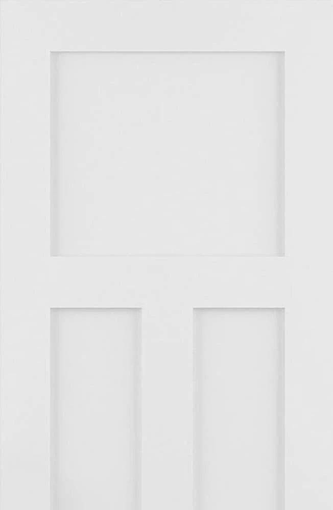 ReliaBilt Slab Doors Shaker 30-in x 80-in Snow Storm 3-Panel Craftsman 3 ReliaBilt Slab Doors Shaker 30-in x 80-in Snow Storm 3-Panel Craftsman - Image 3