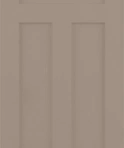 ReliaBilt Slab Doors Shaker 24-in x 80-in Sand Piper 3-Panel Craftsman