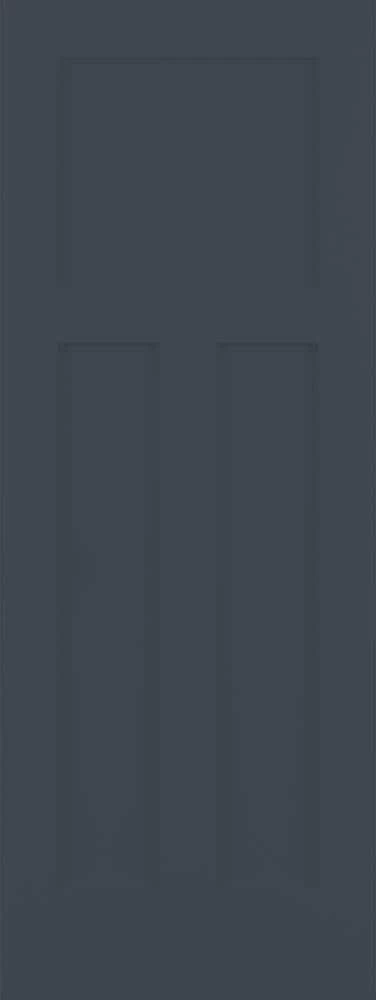 ReliaBilt Slab Doors Shaker 24-in x 80-in Slate 3-Panel Craftsman 1 ReliaBilt Slab Doors Shaker 24-in x 80-in Slate 3-Panel Craftsman