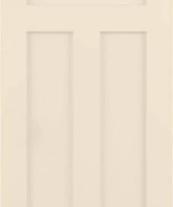 ReliaBilt Slab Doors Shaker 32-in x 80-in Cream-N-Sugar 3-Panel Craftsman