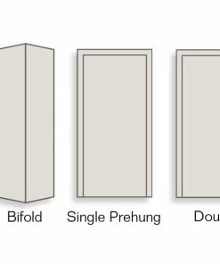 ReliaBilt Slab Doors Shaker 32-in x 80-in Sea Mist 3-Panel Craftsman -Craftsman Store 14451176