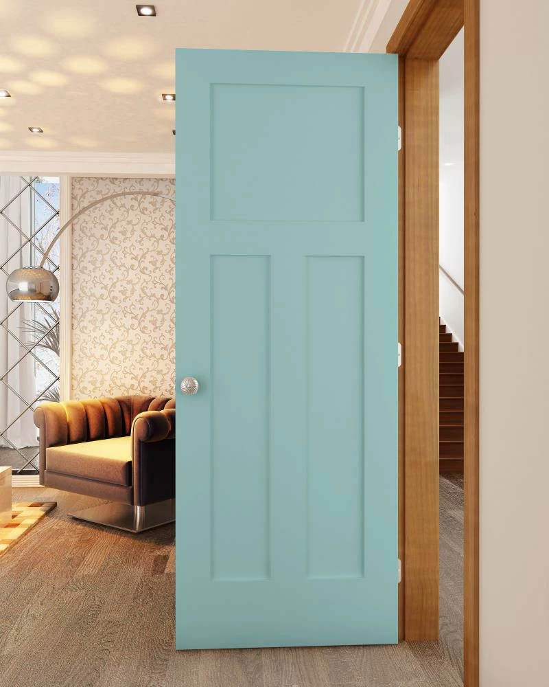 ReliaBilt Slab Doors Shaker 36-in x 80-in Sea Mist 3-Panel Craftsman 2 ReliaBilt Slab Doors Shaker 36-in x 80-in Sea Mist 3-Panel Craftsman - Image 2