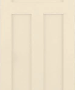 ReliaBilt Slab Doors Shaker 24-in x 80-in Cream-N-Sugar 3-Panel Craftsman