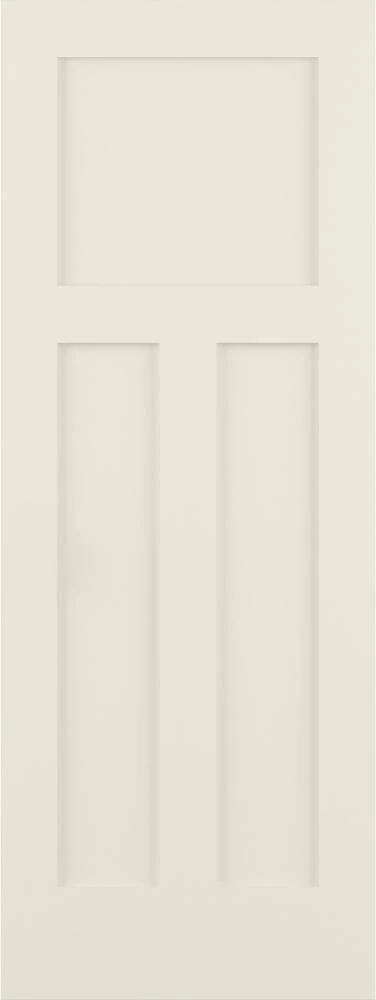 ReliaBilt Slab Doors Shaker 30-in x 80-in Moonglow 3-Panel Craftsman 1 ReliaBilt Slab Doors Shaker 30-in x 80-in Moonglow 3-Panel Craftsman