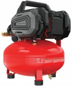 CRAFTSMAN Air Compressors V20 2.5-Gallon Single Stage Portable Cordless Electric Pancake Air Compressor 9 CRAFTSMAN Air Compressors V20 2.5-Gallon Single Stage Portable Cordless Electric Pancake Air Compressor -Craftsman Store 14501025