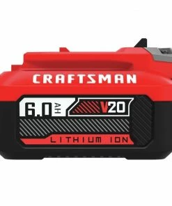 CRAFTSMAN Power Tool Batteries & Chargers V20 20-Volt Max 6 Amp-Hour Lithium Power Tool Battery -Craftsman Store 14570238