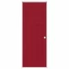 ReliaBilt Prehung Interior Doors Shaker 36-in x 80-in Barn Red 3-Panel Craftsman Solid Core Prefinished Pine MDF Right Hand Inswing Single Prehung Interior Door