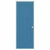 ReliaBilt Prehung Interior Doors Shaker 30-in x 80-in Blue Heron 3-Panel Craftsman Solid Core Prefinished Pine MDF Left Hand Inswing Single Prehung Interior Door