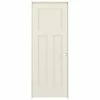 ReliaBilt Prehung Interior Doors Shaker 36-in x 80-in Moonglow 3-Panel Craftsman Solid Core Prefinished Pine MDF Left Hand Inswing Single Prehung Interior Door