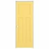 American Building Supply Prehung Interior Doors Shaker 28-in x 80-in Marigold 3-Panel Craftsman Solid Core Prefinished Pine MDF Right Hand Inswing Single Prehung Interior Door