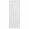ReliaBilt Prehung Interior Doors Shaker 36-in x 80-in White 3-Panel Craftsman Solid Core Prefinished Pine MDF Right Hand Inswing Single Prehung Interior Door