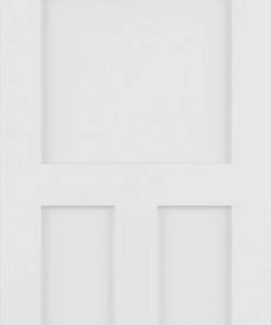 American Building Supply Prehung Interior Doors Shaker 28-in x 80-in White 3-Panel Craftsman Solid Core Prefinished Pine MDF Left Hand Inswing Single Prehung Interior Door -Craftsman Store 14991914