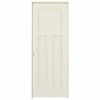 American Building Supply Prehung Interior Doors Shaker 32-in x 80-in Moonglow 3-Panel Craftsman Solid Core Prefinished Pine MDF Right Hand Inswing Single Prehung Interior Door