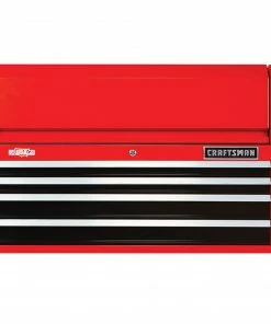 CRAFTSMAN Top Tool Chests 2000 Series 37-in W x 24.5-in H 4-Drawer Steel Tool Chest (Red) -Craftsman Store 15158141