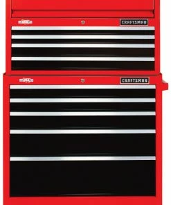 CRAFTSMAN Top Tool Chests 2000 Series 37-in W x 24.5-in H 4-Drawer Steel Tool Chest (Red) -Craftsman Store 15158143 scaled