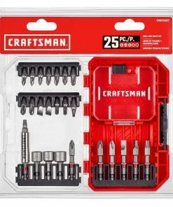 CRAFTSMAN Screwdriver Bits Screwdriver Bit Set Screwdriver (25-Piece) -Craftsman Store 15268850