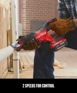 CRAFTSMAN Reciprocating Saws V20 20-volt Max Variable Speed Brushless Cordless Reciprocating Saw (Tool Only) -Craftsman Store 15319108