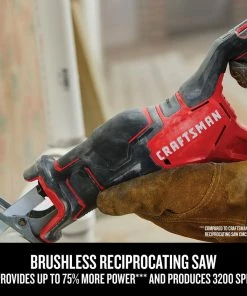 CRAFTSMAN Power Tool Combo Kits V20 4-Tool 20-Volt Max Brushless Power Tool Combo Kit with Soft Case (2-Batteries Included and Charger Included) -Craftsman Store 15601080