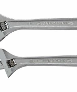 CRAFTSMAN Adjustable Wrenches 2-Piece Steel Adjustable Wrench Set -Craftsman Store 15601454 scaled