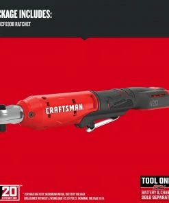 CRAFTSMAN Impact Wrenches 20-volt Max Variable Speed 3/8-in Drive Cordless Ratchet Wrench (Tool Only) -Craftsman Store 16075809