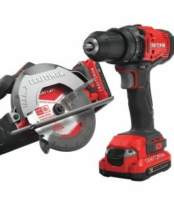 CRAFTSMAN Power Tool Combo Kits V20 2-Tool 20-Volt Max Power Tool Combo Kit Case (2-Batteries Included and Charger Included)
