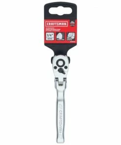 CRAFTSMAN Ratchets & Ratchet Sets 72-Tooth 1/4-in Drive Quick-release Flexible Head Standard Ratchet 7 CRAFTSMAN Ratchets & Ratchet Sets 72-Tooth 1/4-in Drive Quick-release Flexible Head Standard Ratchet -Craftsman Store 16415391