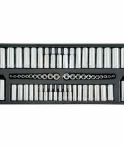 CRAFTSMAN Mechanics Tool Sets 218-Piece Standard (SAE) and Metric Combination Polished Chrome Mechanics Tool Set (1/4-in; 3/8-in) -Craftsman Store 16455441