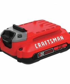 CRAFTSMAN Power Tool Batteries & Chargers V20 20-Volt Max 2 Amp-Hour Lithium Power Tool Battery 9 CRAFTSMAN Power Tool Batteries & Chargers V20 20-Volt Max 2 Amp-Hour Lithium Power Tool Battery -Craftsman Store 16461286