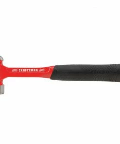 CRAFTSMAN Hammers 8-oz Rounded Face Steel Head Steel Ball Peen Hammer