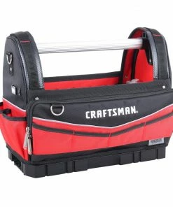 CRAFTSMAN Tool Bags Versastack Red and Black Polyester 17-in Tool Tote
