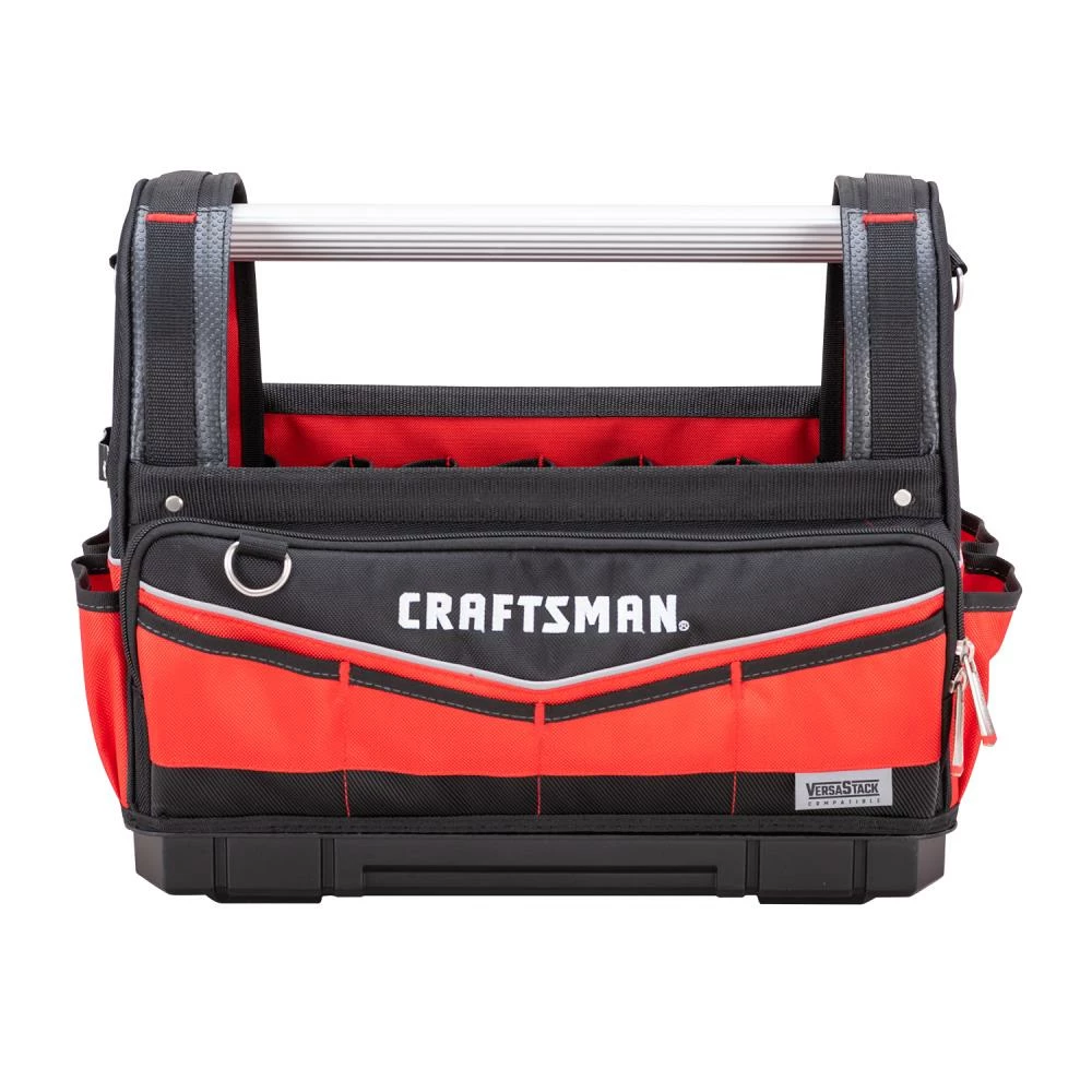 CRAFTSMAN Tool Bags Versastack Red and Black Polyester 17-in Tool Tote 2 CRAFTSMAN Tool Bags Versastack Red and Black Polyester 17-in Tool Tote - Image 2