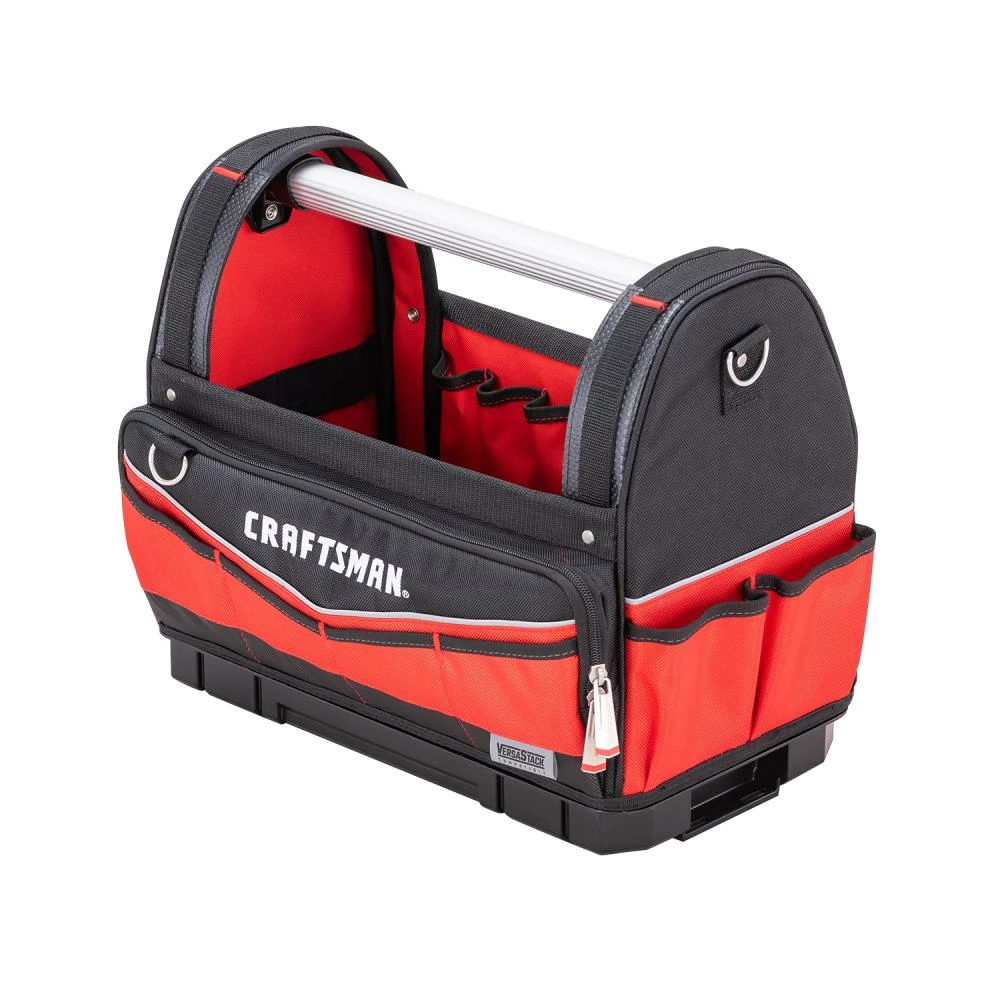 CRAFTSMAN Tool Bags Versastack Red and Black Polyester 17-in Tool Tote 3 CRAFTSMAN Tool Bags Versastack Red and Black Polyester 17-in Tool Tote - Image 3