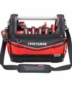 CRAFTSMAN Tool Bags Versastack Red and Black Polyester 17-in Tool Tote 14 CRAFTSMAN Tool Bags Versastack Red and Black Polyester 17-in Tool Tote -Craftsman Store 16493740