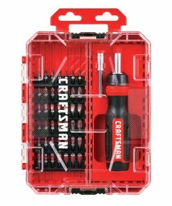 CRAFTSMAN Screwdrivers VERSASTACK 44-Piece Bi-material Handle Magnetic Ratcheting Set Multi-bit Screwdriver Set