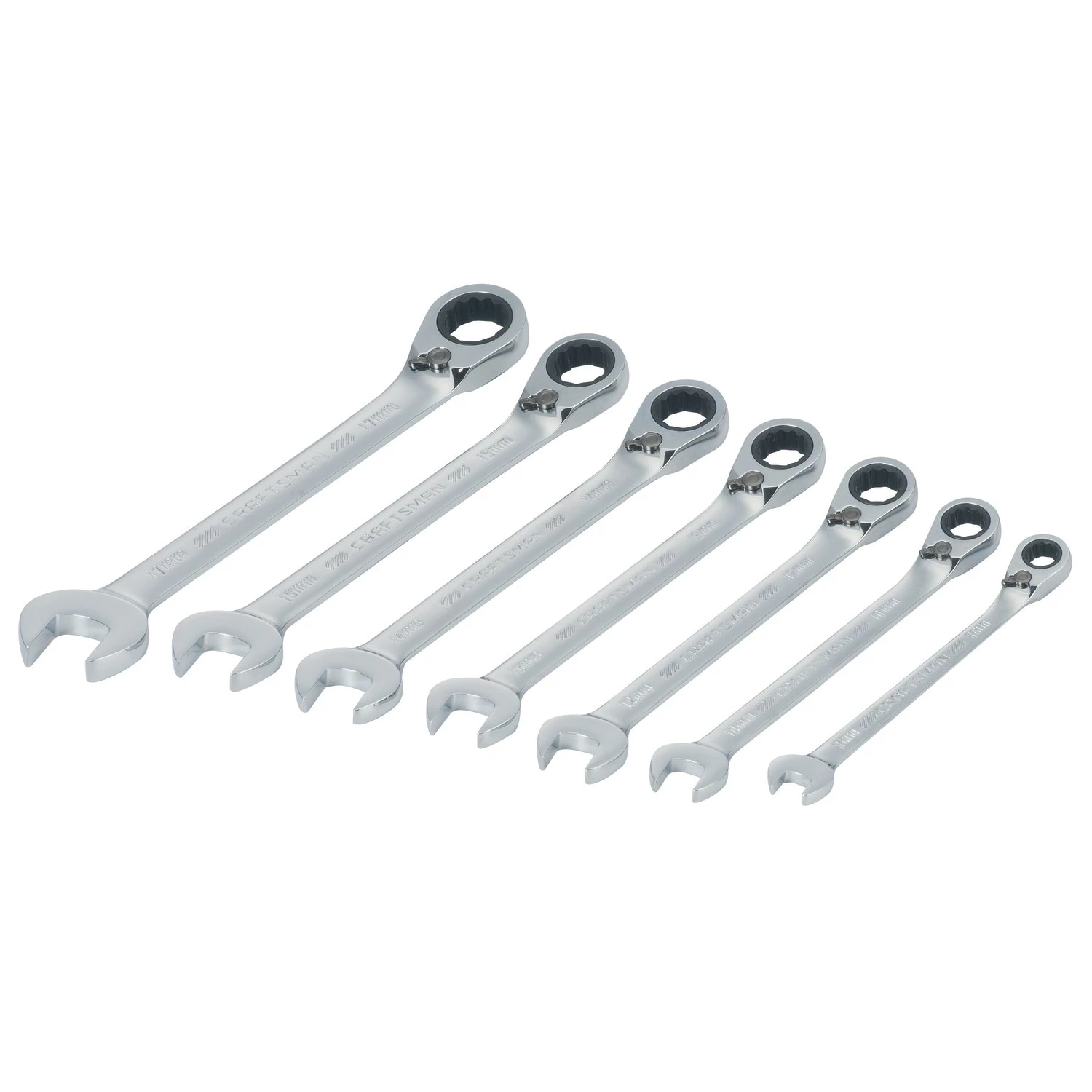 CRAFTSMAN Ratchet Wrenches & Sets 7-Piece Set 12-Point Metric Ratchet Wrench Set 2 CRAFTSMAN Ratchet Wrenches & Sets 7-Piece Set 12-Point Metric Ratchet Wrench Set - Image 2
