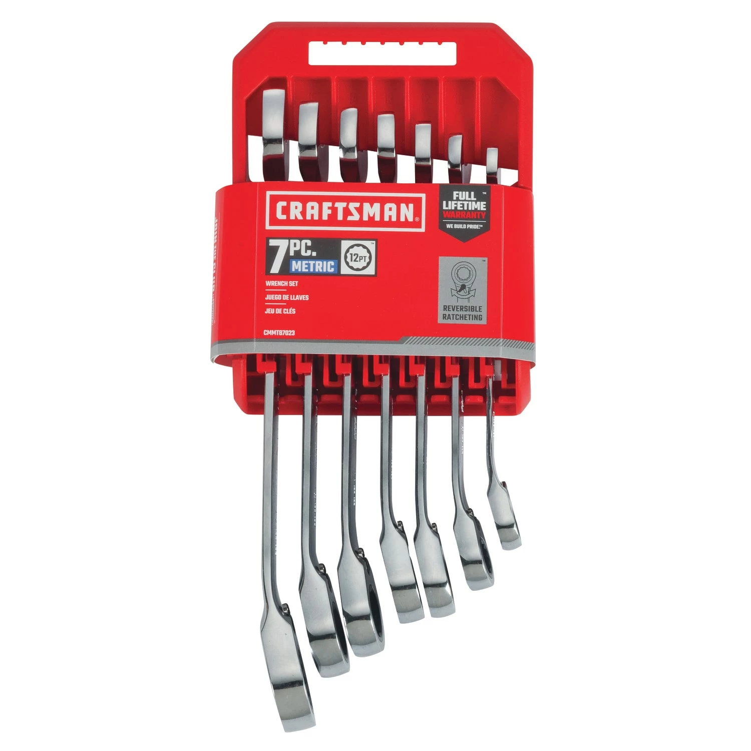 CRAFTSMAN Ratchet Wrenches & Sets 7-Piece Set 12-Point Metric Ratchet Wrench Set 4 CRAFTSMAN Ratchet Wrenches & Sets 7-Piece Set 12-Point Metric Ratchet Wrench Set - Image 4