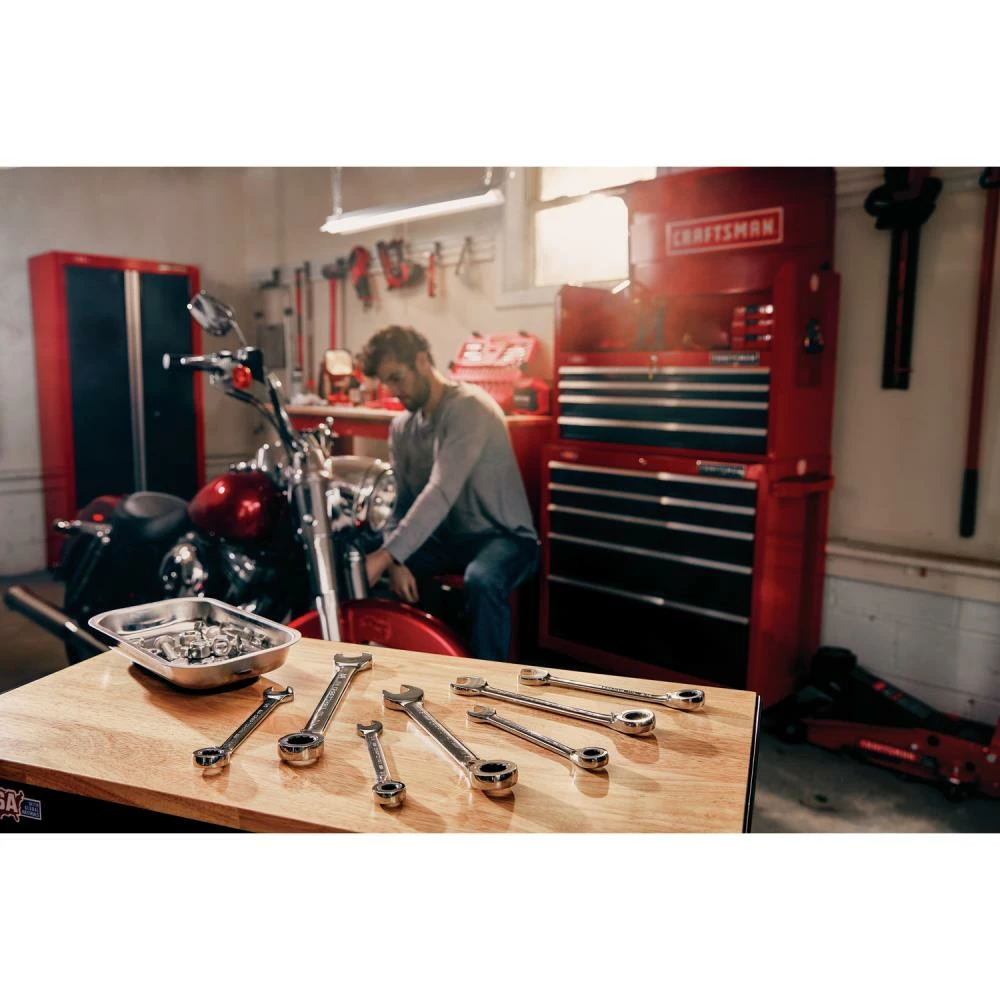 CRAFTSMAN Ratchet Wrenches & Sets 7-Piece Set 12-Point Standard (SAE) Ratchet Wrench Set 6 CRAFTSMAN Ratchet Wrenches & Sets 7-Piece Set 12-Point Standard (SAE) Ratchet Wrench Set - Image 6