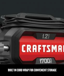 CRAFTSMAN Electric Pressure Washers 1700-PSI 1.2-GPM Cold Water Electric Pressure Washer -Craftsman Store 16728322