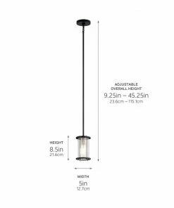 Kichler Pendant Lighting Loman Matte Black and Brushed Nickel Craftsman Clear Glass Cylinder Mini Pendant Light 25 Kichler Pendant Lighting Loman Matte Black and Brushed Nickel Craftsman Clear Glass Cylinder Mini Pendant Light -Craftsman Store 16729691