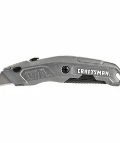 CRAFTSMAN Utility Knives Quick Change 3-Blade Retractable Utility Knife with On Tool Blade Storage