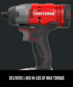 CRAFTSMAN Impact Drivers V20 20-volt Max Variable Speed Cordless Impact Driver (2-Batteries Included) -Craftsman Store 18115112