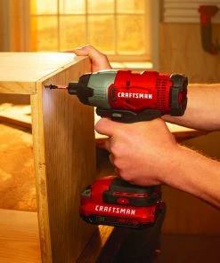 CRAFTSMAN Impact Drivers V20 20-volt Max Variable Speed Cordless Impact Driver (2-Batteries Included) -Craftsman Store 18115120