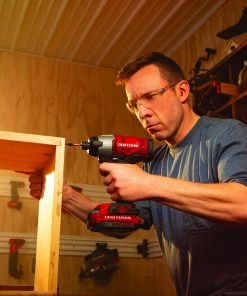 CRAFTSMAN Impact Drivers V20 20-volt Max Variable Speed Cordless Impact Driver (2-Batteries Included) -Craftsman Store 18115122